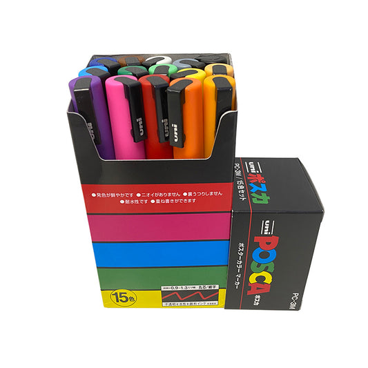 POSCA 15 Markers Set (Pack of 15 pcs)