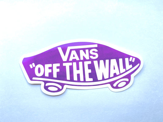 VANS Turtle sticker 110mm PURPLE