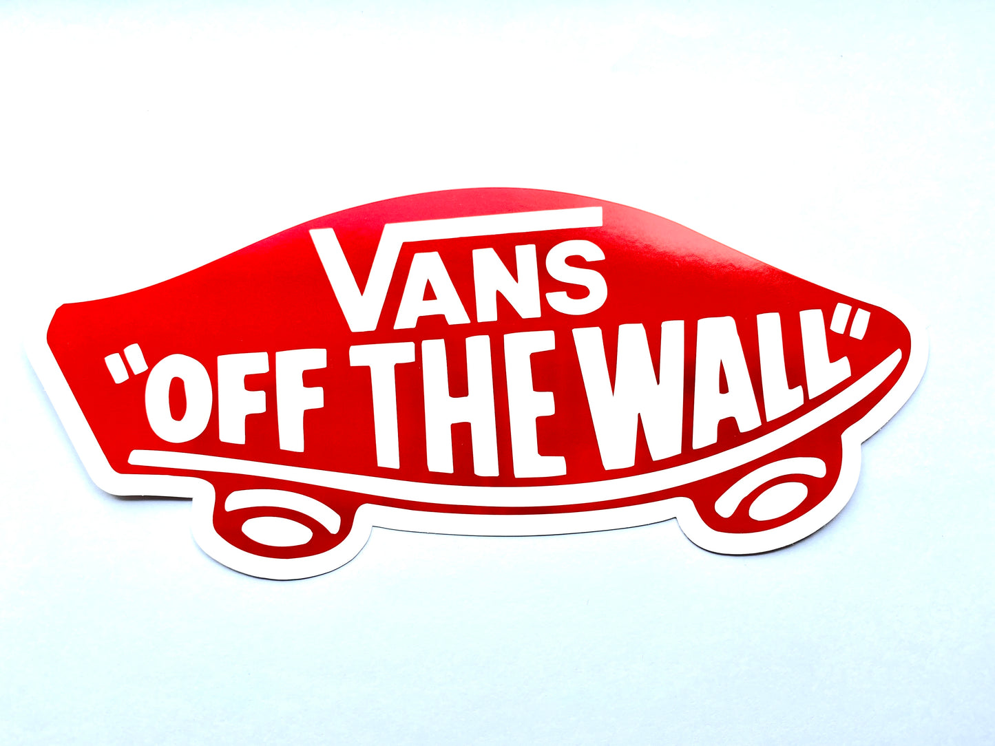 VANS Giant turtle sticker RED