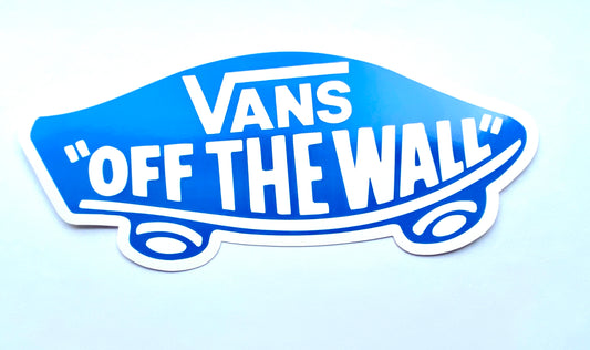 VANS Turtle sticker 200mm BLUE