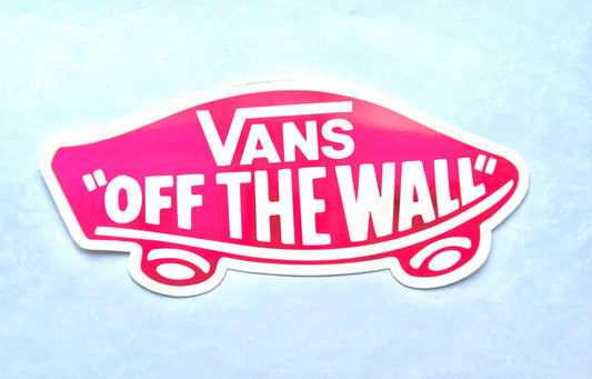 VANS Turtle sticker 200mm PINK